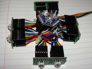 4-ShiftBrites-1-Megabrite RGB LED Module