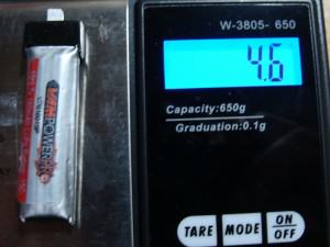 Vampower 160mAh Battery Weight for Eflite Blade mSR