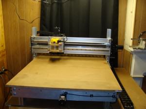 DIY CNC Router with Igus Energy Chain Installed