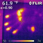 Thermal Handprint - Thermal Camera Image IRNV