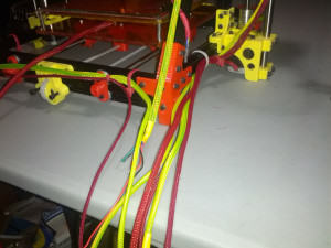 3D Printer Wiring Harness with Wire Sleeve