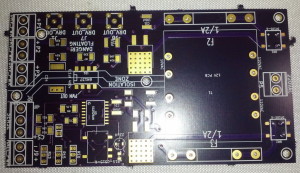 Experimental PWM Driver PCB front