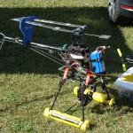 aerial photography helicopter setup
