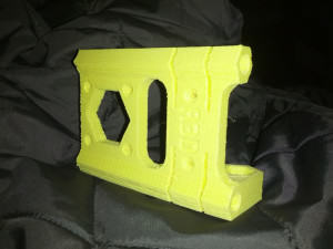 OB 1.4 DIY 3D Printer X-Motor Mount Yellow