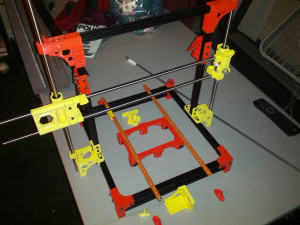 OpenBeam OB 1.4 DIY 3D Printer Assembly Progressing