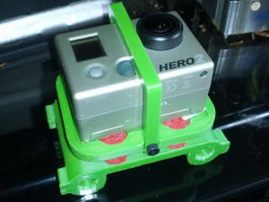 3D Printed Downward Facing GoPro Camera Mount F550