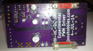 Populated PWM Driver PCB Back