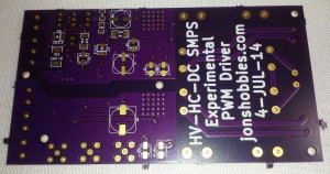 Experimental PWM Driver PCB back