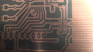 Developed Printed Circuit Board